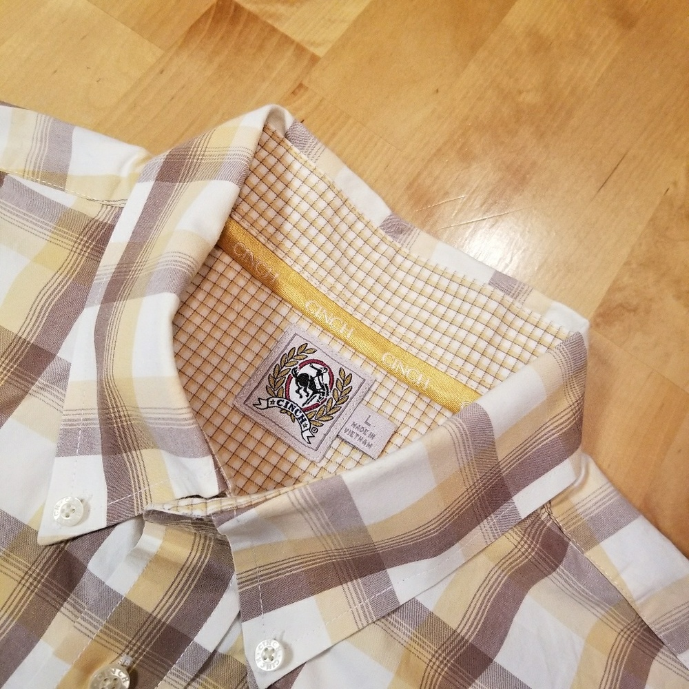 CINCH Button-down Mens Long Sleeve EUC